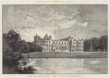 Audley End, Saffron Walden, Essex, de zetel van Lord Braybrooke